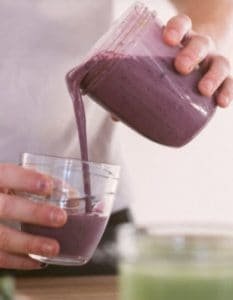 blueberry banana protein shake