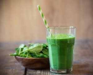 green superfood protein shake