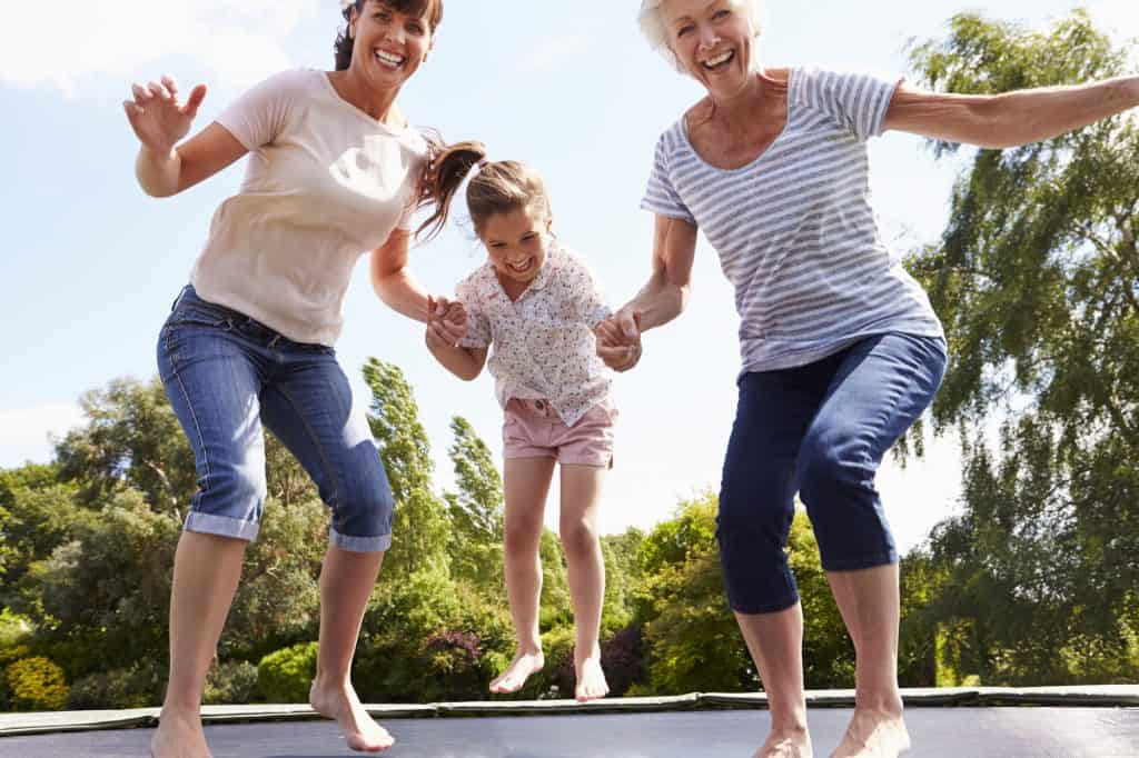 health bounce on trampoline 