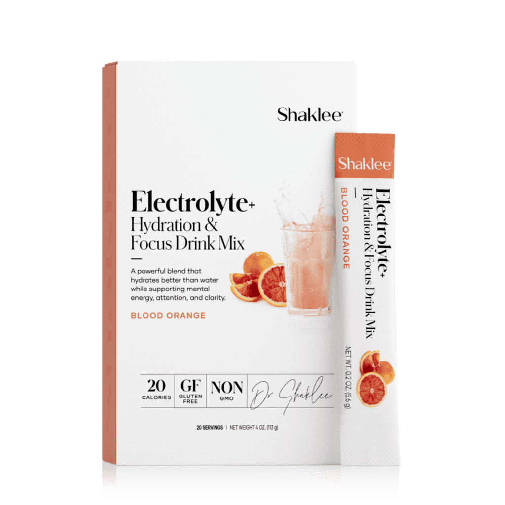 Shaklee Electrolyte Hydration Focus Drink Blood Orange